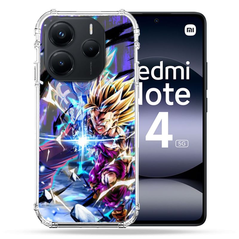 Coque Renforcée Pour Xiaomi Redmi Note 14 5G Manga Dragon Ball Sangohan Duo