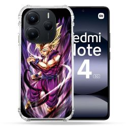 Coque Renforcée Pour Xiaomi Redmi Note 14 5G Manga Dragon Ball Sangohan Violet