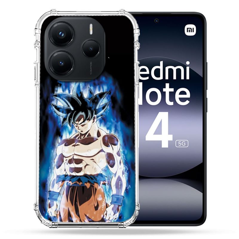 Coque Renforcée Pour Xiaomi Redmi Note 14 5G Manga Dragon Ball Sangoku Noir