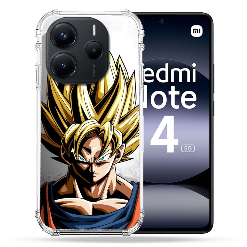 Coque Renforcée Pour Xiaomi Redmi Note 14 5G Manga Dragon Ball Sangoku Portrait
