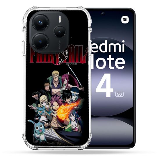 Coque Renforcée Pour Xiaomi Redmi Note 14 5G Manga Fairy Tail Logo Team