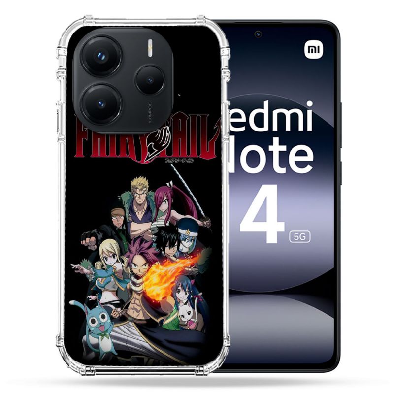 Coque Renforcée Pour Xiaomi Redmi Note 14 5G Manga Fairy Tail Logo Team