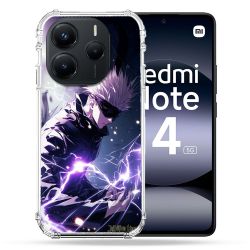 Coque Renforcée Pour Xiaomi Redmi Note 14 5G Manga Jujustu Kaisen Gojo Saturo