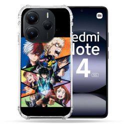 Coque Renforcée Pour Xiaomi Redmi Note 14 5G Manga My Hero Academia Noir