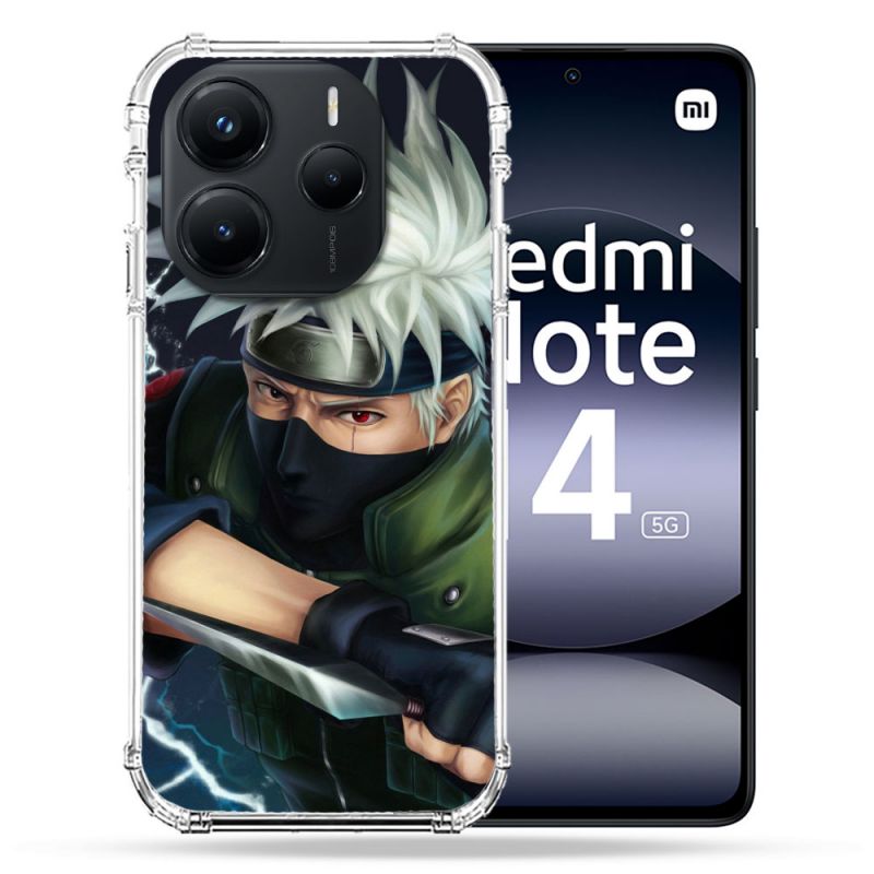Coque Renforcée Pour Xiaomi Redmi Note 14 5G Manga Naruto Kakashi