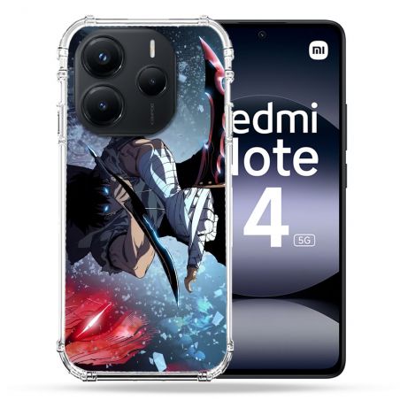Coque Renforcée Pour Xiaomi Redmi Note 14 5G Manga Solo Leveling Sung Epee