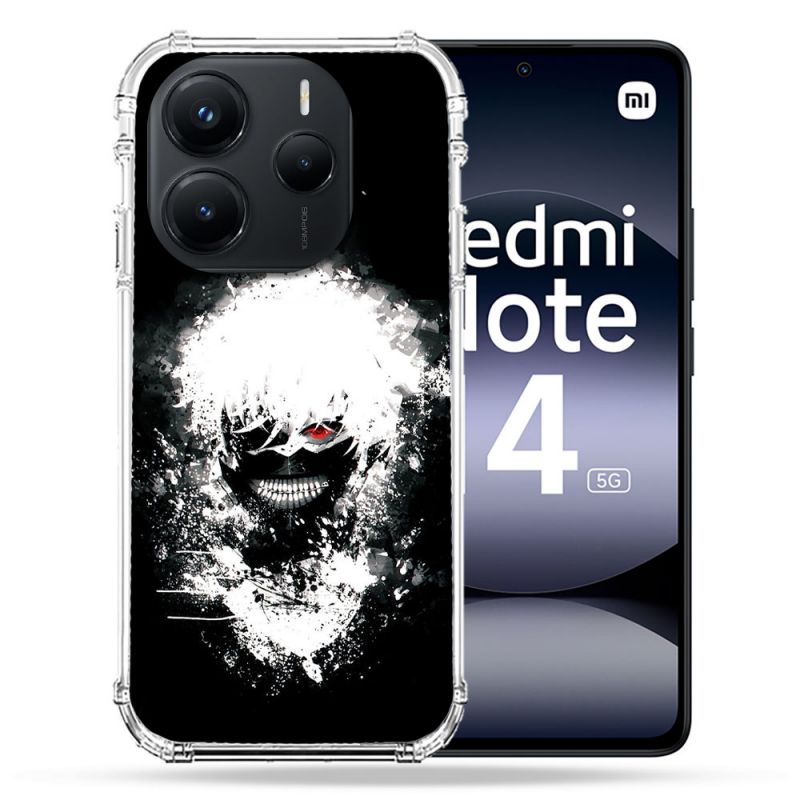 Coque Renforcée Pour Xiaomi Redmi Note 14 5G Manga Tokyo Ghoul Kaneki Tag