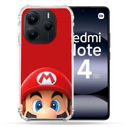 Coque Renforcée Pour Xiaomi Redmi Note 14 5G Mario Rouge
