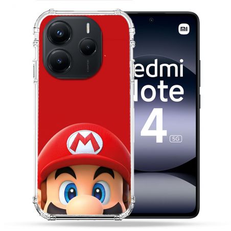 Coque Renforcée Pour Xiaomi Redmi Note 14 5G Mario Rouge