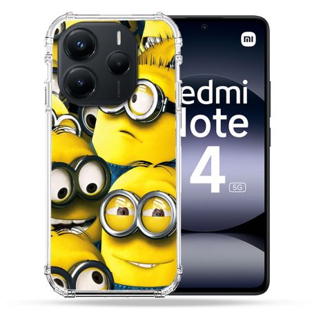 Coque Renforcée Pour Xiaomi Redmi Note 14 5G Minions Groupe