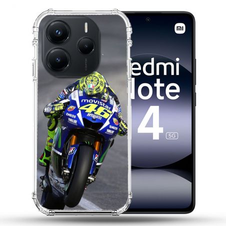 Coque Renforcée Pour Xiaomi Redmi Note 14 5G Moto Course GP Wheeling 46