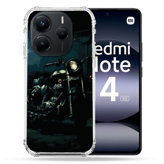 Coque Renforcée Pour Xiaomi Redmi Note 14 5G Moto Harley Vintage