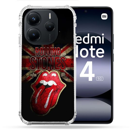 Coque Renforcée Pour Xiaomi Redmi Note 14 5G Musique Rolling Stones