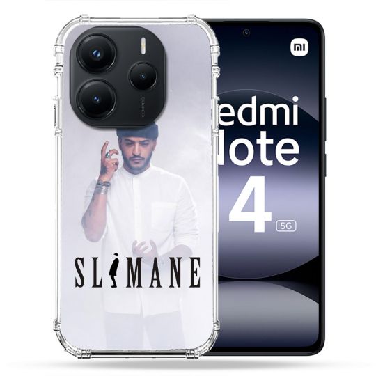 Coque Renforcée Pour Xiaomi Redmi Note 14 5G Musique Slimane Blanc