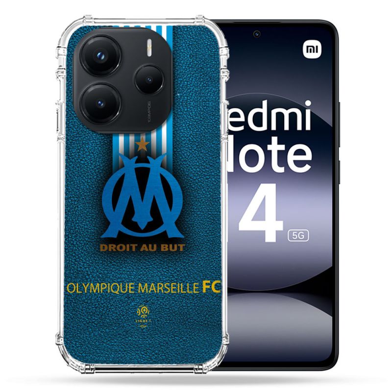 Coque Renforcée Pour Xiaomi Redmi Note 14 5G Olympique Marseille OM Bande