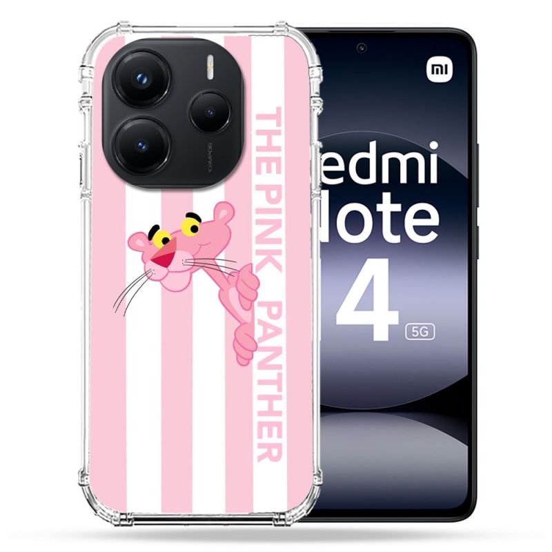 Coque Renforcée Pour Xiaomi Redmi Note 14 5G Panthere Rose
