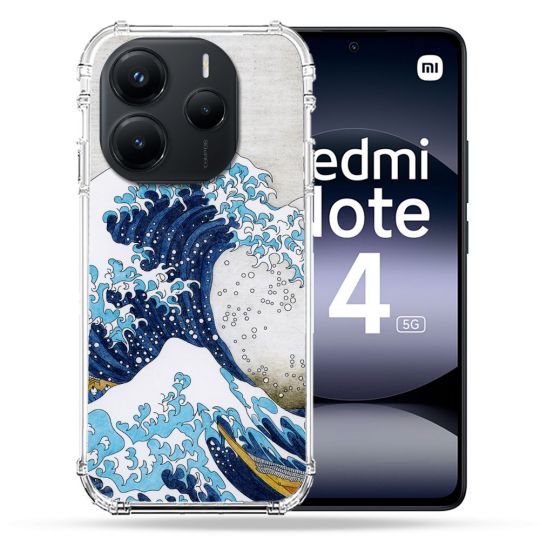 Coque Renforcée Pour Xiaomi Redmi Note 14 5G Peinture La Grande Vague