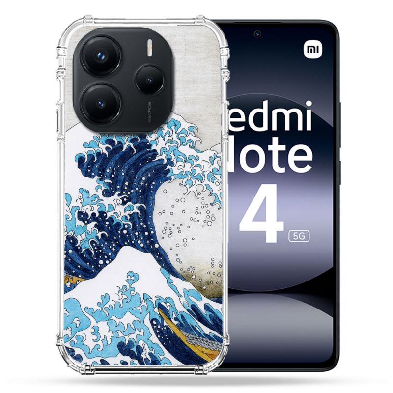 Coque Renforcée Pour Xiaomi Redmi Note 14 5G Peinture La Grande Vague