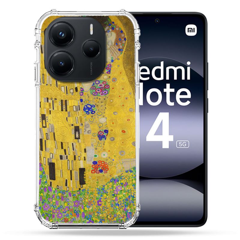 Coque Renforcée Pour Xiaomi Redmi Note 14 5G Peinture Le Baiser