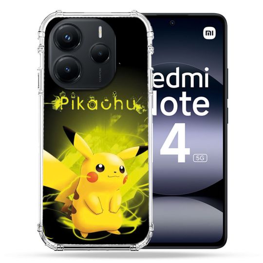 Coque Renforcée Pour Xiaomi Redmi Note 14 5G Pokemon Pikachu Eclair