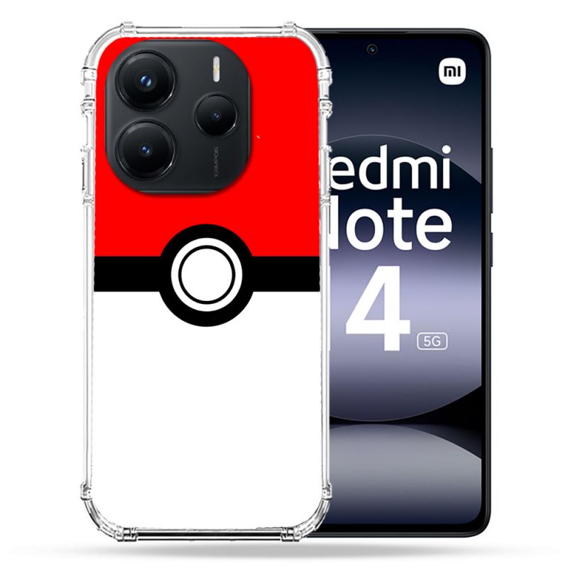Coque Renforcée Pour Xiaomi Redmi Note 14 5G Pokemon Pokeball