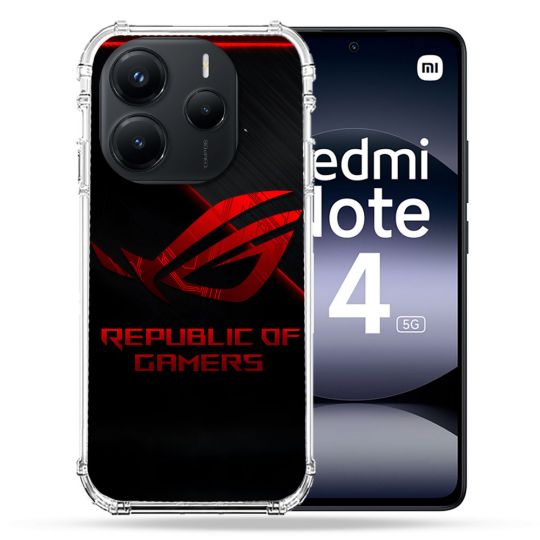 Coque Renforcée Pour Xiaomi Redmi Note 14 5G ROG Rouge