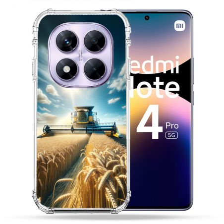 Coque Renforcée Pour Xiaomi Redmi Note 14 PRO 5G Agriculture Moissonneuse Blé