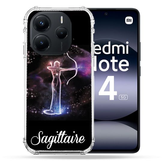Coque Renforcée Pour Xiaomi Redmi Note 14 5G Signe Zodiaque 2 Sagittaire