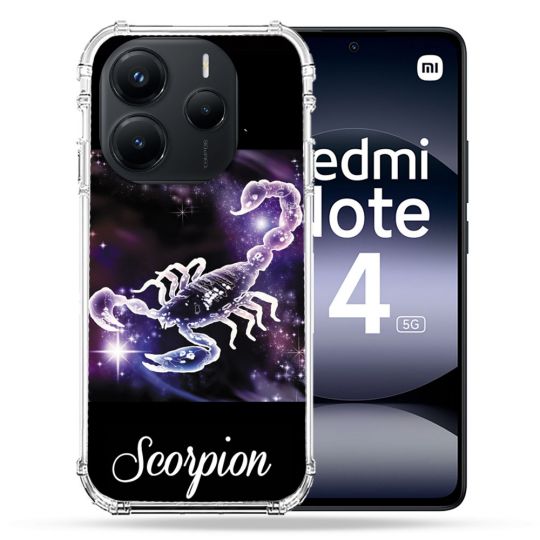 Coque Renforcée Pour Xiaomi Redmi Note 14 5G Signe Zodiaque 2 Scorpion