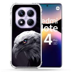 Coque Renforcée Pour Xiaomi Redmi Note 14 PRO 5G Animal Aigle Royal Noir