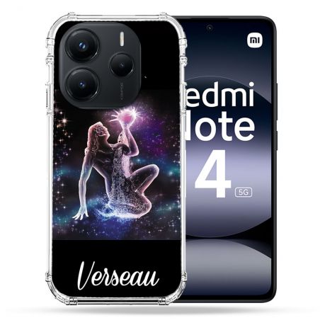 Coque Renforcée Pour Xiaomi Redmi Note 14 5G Signe Zodiaque 2 Verseau