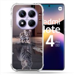 Coque Renforcée Pour Xiaomi Redmi Note 14 PRO 5G Animal Chat Reflet
