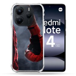 Coque Renforcée Pour Xiaomi Redmi Note 14 5G Sport Boxe Gant Rouge