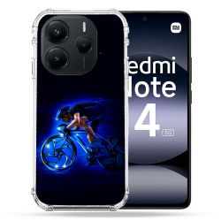 Coque Renforcée Pour Xiaomi Redmi Note 14 5G Sport Cyclisme Bleu