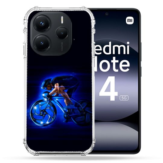 Coque Renforcée Pour Xiaomi Redmi Note 14 5G Sport Cyclisme Bleu