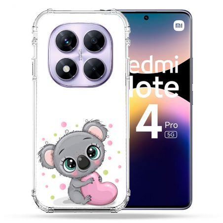 Coque Renforcée Pour Xiaomi Redmi Note 14 PRO 5G Animal Koala Cœur