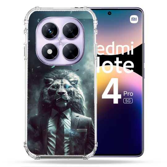 Coque Renforcée Pour Xiaomi Redmi Note 14 PRO 5G Animal Lion Business