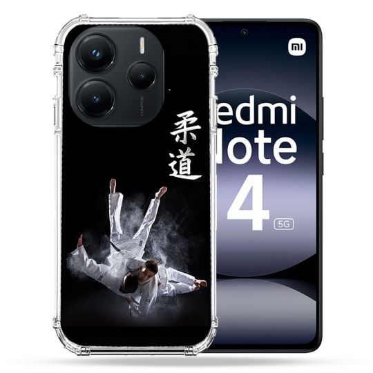 Coque Renforcée Pour Xiaomi Redmi Note 14 5G Sport Judo Noir