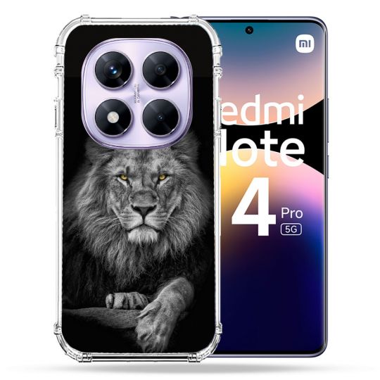 Coque Renforcée Pour Xiaomi Redmi Note 14 PRO 5G Animal Lion Majestueux