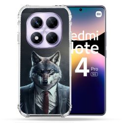 Coque Renforcée Pour Xiaomi Redmi Note 14 PRO 5G Animal Loup Business