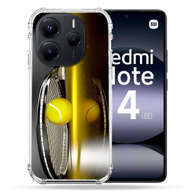 Coque Renforcée Pour Xiaomi Redmi Note 14 5G Sport Tennis Reflet