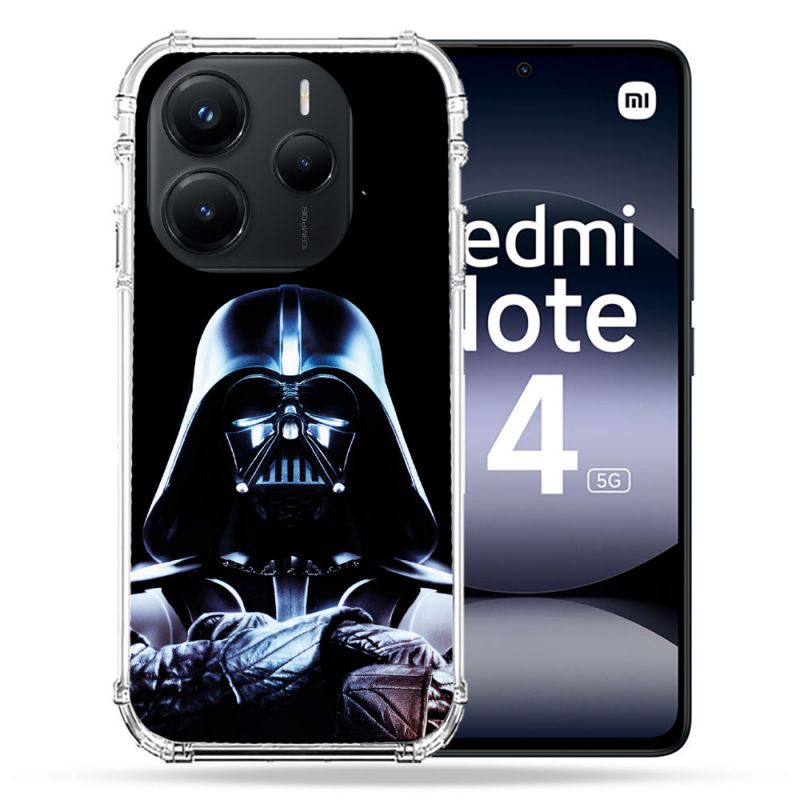 Coque Renforcée Pour Xiaomi Redmi Note 14 5G Star Wars - Dark Vador Noir
