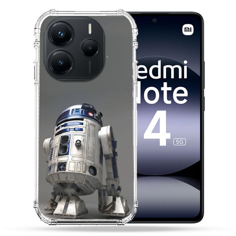 Coque Renforcée Pour Xiaomi Redmi Note 14 5G Star Wars - R2D2