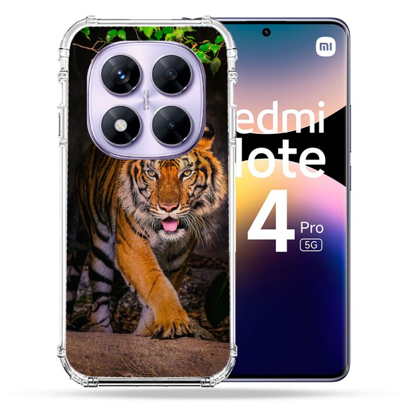 Coque Renforcée Pour Xiaomi Redmi Note 14 PRO 5G Animal Tigre Jungle