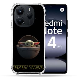 Coque Renforcée Pour Xiaomi Redmi Note 14 5G Star Wars - Yoda bebe noir