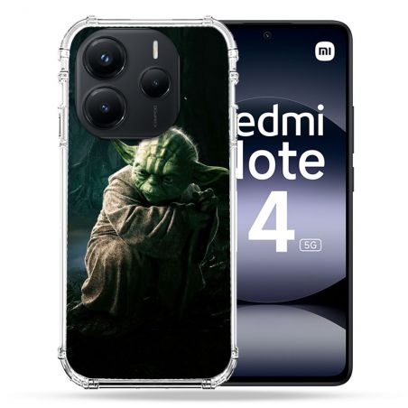 Coque Renforcée Pour Xiaomi Redmi Note 14 5G Star Wars - Yoda sombre