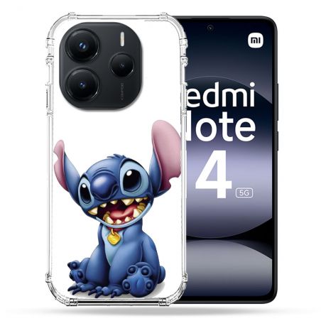 Coque Renforcée Pour Xiaomi Redmi Note 14 5G Stitch Blanc