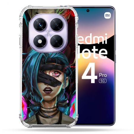 Coque Renforcée Pour Xiaomi Redmi Note 14 PRO 5G Arcane Jinx Bleu