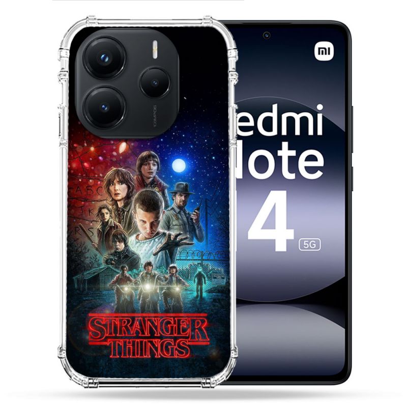 Coque Renforcée Pour Xiaomi Redmi Note 14 5G Stranger Things Affiche 1
