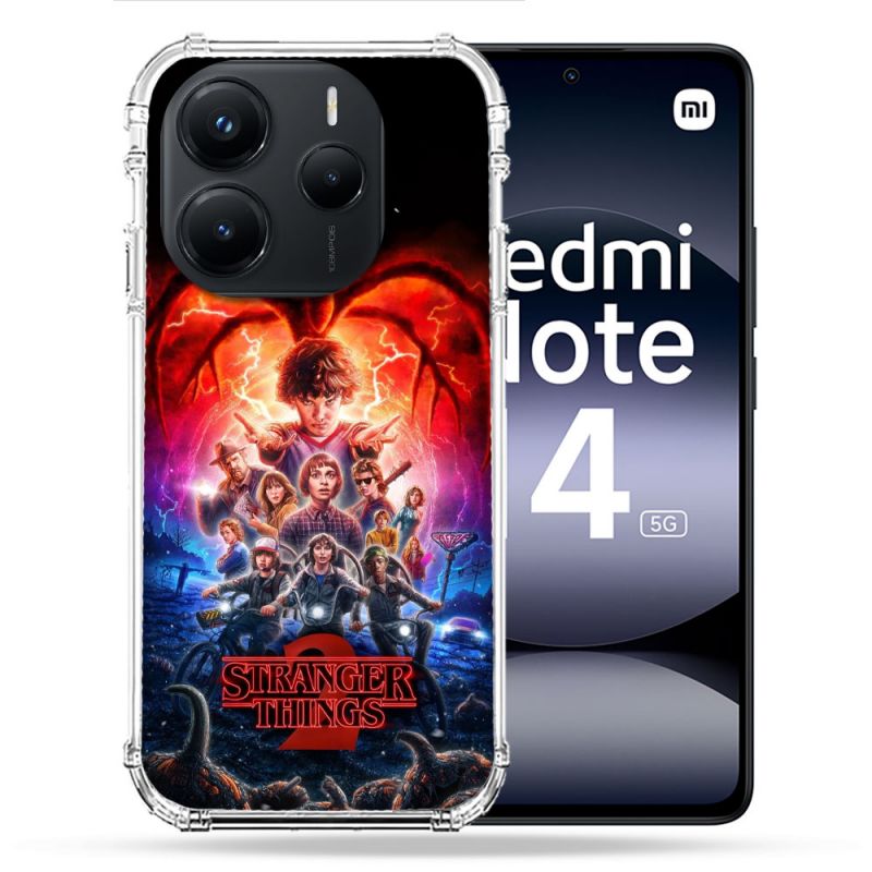 Coque Renforcée Pour Xiaomi Redmi Note 14 5G Stranger Things Affiche 2